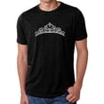 thumbnail image 1 of LA Pop Art Men's Premium Blend Word Art T-shirt - Princess Tiara, 1 of 2