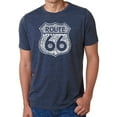 thumbnail image 1 of LA Pop Art Men's Premium Blend Word Art T-shirt - Route 66 - Life is a Highway, 1 of 2