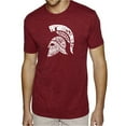 thumbnail image 1 of LA Pop Art Men's Premium Blend Word Art T-shirt - SPARTAN, 1 of 2