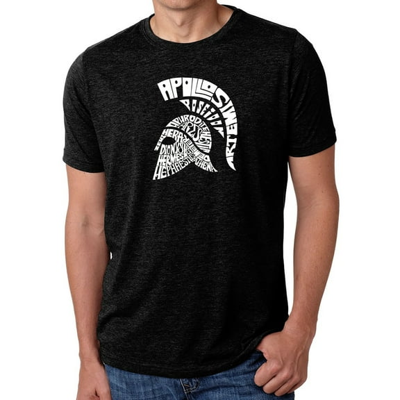 LA Pop Art Men's Premium Blend Word Art T-shirt - SPARTAN