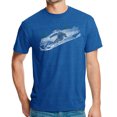 thumbnail image 1 of LA Pop Art Men's Premium Blend Word Art T-shirt - Ski, 1 of 2