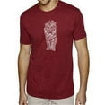 thumbnail image 1 of LA Pop Art Men's Premium Blend Word Art T-shirt - TIGER, 1 of 2