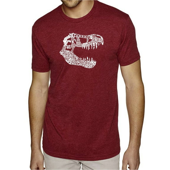 LA Pop Art Men's Premium Blend Word Art T-shirt - TREX