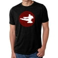 thumbnail image 1 of LA Pop Art Men's Premium Blend Word Art T-shirt - Types of Martial Arts, 1 of 2