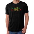 thumbnail image 1 of LA Pop Art Men's Premium Blend Word Art T-shirt - Zion - One Love, 1 of 2