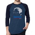 thumbnail image 1 of LA Pop Art Men's Raglan Word Art T-Shirt - Bernie Sanders 2020, 1 of 2