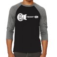 thumbnail image 1 of LA Pop Art Men's Raglan Word Art T-Shirt - COME TOGETHER, 1 of 2