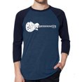 thumbnail image 1 of LA Pop Art Men's Raglan Word Art T-Shirt - Don't Stop Believin', 1 of 2