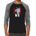 thumbnail image 1 of LA Pop Art Men's Raglan Word Art T-Shirt - TRUMP - Make America Great Again, 1 of 2