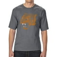 thumbnail image 1 of LA Pop Art Men's Tall and Long Word Art T-shirt - Beast Mode, 1 of 2