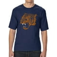thumbnail image 1 of LA Pop Art Men's Tall and Long Word Art T-shirt - Beast Mode, 1 of 2