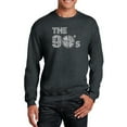thumbnail image 1 of LA Pop Art Men's Word Art Crewneck Sweatshirt - 90S, 1 of 2