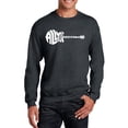 thumbnail image 1 of LA Pop Art Men's Word Art Crewneck Sweatshirt - All You Need Is Love, 1 of 2