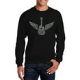 thumbnail image 1 of LA Pop Art Men's Word Art Crewneck Sweatshirt - Amazing Grace, 1 of 2