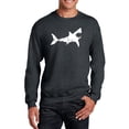 thumbnail image 1 of LA Pop Art Men's Word Art Crewneck Sweatshirt - BITE ME, 1 of 2