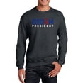 thumbnail image 1 of LA Pop Art Men's Word Art Crewneck Sweatshirt - Biden 2020, 1 of 2