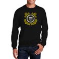 thumbnail image 1 of LA Pop Art Men's Word Art Crewneck Sweatshirt - Coast Guard, 1 of 2