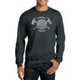 thumbnail image 1 of LA Pop Art Men's Word Art Crewneck Sweatshirt - FIREMAN'S PRAYER, 1 of 2