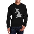 thumbnail image 1 of LA Pop Art Men's Word Art Crewneck Sweatshirt - GOD SAVE THE QUEEN, 1 of 2