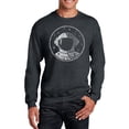 thumbnail image 1 of LA Pop Art Men's Word Art Crewneck Sweatshirt - I Need My Space Astronaut, 1 of 2