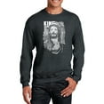 thumbnail image 1 of LA Pop Art Men's Word Art Crewneck Sweatshirt - JESUS, 1 of 2