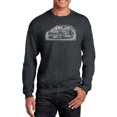 thumbnail image 1 of LA Pop Art Men's Word Art Crewneck Sweatshirt - Legendary Mobsters, 1 of 2