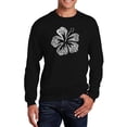 thumbnail image 1 of LA Pop Art Men's Word Art Crewneck Sweatshirt - Mahalo, 1 of 2