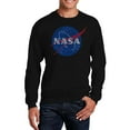 thumbnail image 1 of LA Pop Art Men's Word Art Crewneck Sweatshirt - NASA's Most Notable Missions, 1 of 2