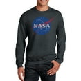 thumbnail image 1 of LA Pop Art Men's Word Art Crewneck Sweatshirt - NASA's Most Notable Missions, 1 of 2