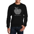 thumbnail image 1 of LA Pop Art Men's Word Art Crewneck Sweatshirt - Neighborhoods in NYC, 1 of 2