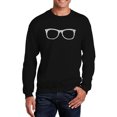 thumbnail image 1 of LA Pop Art Men's Word Art Crewneck Sweatshirt - SHEIK TO BE GEEK, 1 of 2