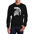 thumbnail image 1 of LA Pop Art Men's Word Art Crewneck Sweatshirt - SPARTAN, 1 of 2