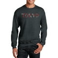 thumbnail image 1 of LA Pop Art Men's Word Art Crewneck Sweatshirt - THE NEIGHBORHOODS OF TOKYO, 1 of 2