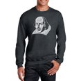 thumbnail image 1 of LA Pop Art Men's Word Art Crewneck Sweatshirt - THE TITLES OF ALL OF WILLIAM SHAKESPEARE'S COMEDIES & TRAGEDIES, 1 of 2