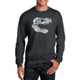 thumbnail image 1 of LA Pop Art Men's Word Art Crewneck Sweatshirt - TREX, 1 of 2