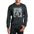 thumbnail image 1 of LA Pop Art Men's Word Art Crewneck Sweatshirt - UNCLE SAM, 1 of 2