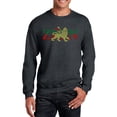 thumbnail image 1 of LA Pop Art Men's Word Art Crewneck Sweatshirt - Zion - One Love, 1 of 2