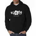 thumbnail image 1 of LA Pop Art Men's Word Art Hooded Sweatshirt - ALOHA, 1 of 2