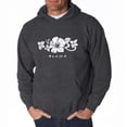 thumbnail image 1 of LA Pop Art Men's Word Art Hooded Sweatshirt - ALOHA, 1 of 2