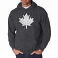 thumbnail image 1 of LA Pop Art Men's Word Art Hooded Sweatshirt - CANADIAN NATIONAL ANTHEM, 1 of 2