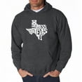 thumbnail image 1 of LA Pop Art Men's Word Art Hooded Sweatshirt - DONT MESS WITH TEXAS, 1 of 2