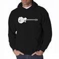 thumbnail image 1 of LA Pop Art Men's Word Art Hooded Sweatshirt - Don't Stop Believin', 1 of 2