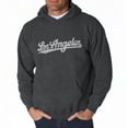 thumbnail image 1 of LA Pop Art Men's Word Art Hooded Sweatshirt - LOS ANGELES NEIGHBORHOODS, 1 of 2
