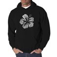 thumbnail image 1 of LA Pop Art Men's Word Art Hooded Sweatshirt - Mahalo, 1 of 2