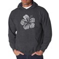 thumbnail image 1 of LA Pop Art Men's Word Art Hooded Sweatshirt - Mahalo, 1 of 2