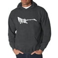 thumbnail image 1 of LA Pop Art Men's Word Art Hooded Sweatshirt - Master of Puppets, 1 of 2