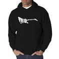 thumbnail image 1 of LA Pop Art Men's Word Art Hooded Sweatshirt - Master of Puppets, 1 of 2
