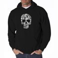 thumbnail image 1 of LA Pop Art Men's Word Art Hooded Sweatshirt - Sex, Drugs, Rock & Roll, 1 of 2