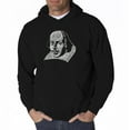 thumbnail image 1 of LA Pop Art Men's Word Art Hooded Sweatshirt - THE TITLES OF ALL OF WILLIAM SHAKESPEARE'S COMEDIES & TRAGEDIES, 1 of 2