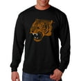 thumbnail image 1 of LA Pop Art Men's Word Art Long Sleeve T-shirt - Beast Mode, 1 of 2